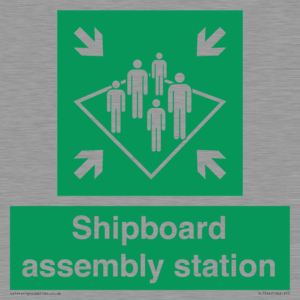 Shipboard assembly station